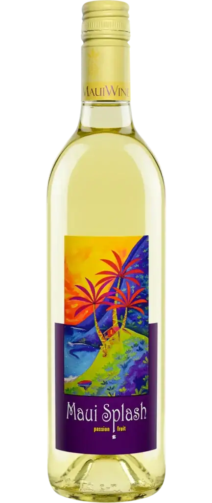 Bottle of Maui Splash pineapple wine