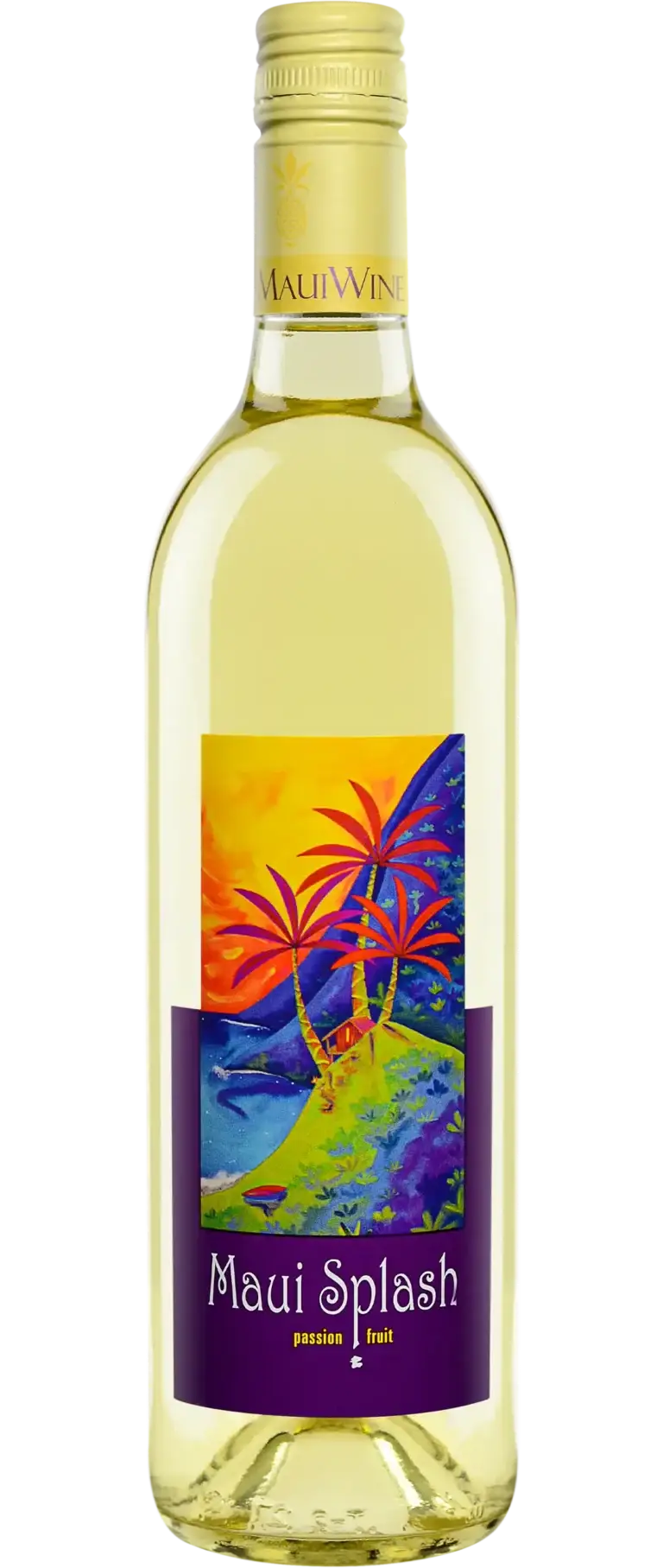 Bottle of Maui Splash pineapple wine