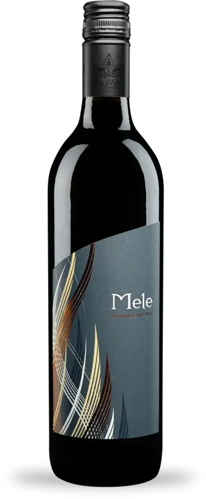 Bottle of Mele red blend