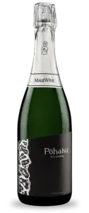 Bottle of Pōhaku brut sparkling wine