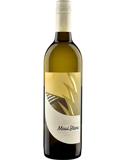 Bottle of Maui Blanc pineapple wine