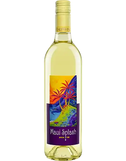 Bottle of Maui Splash pineapple wine